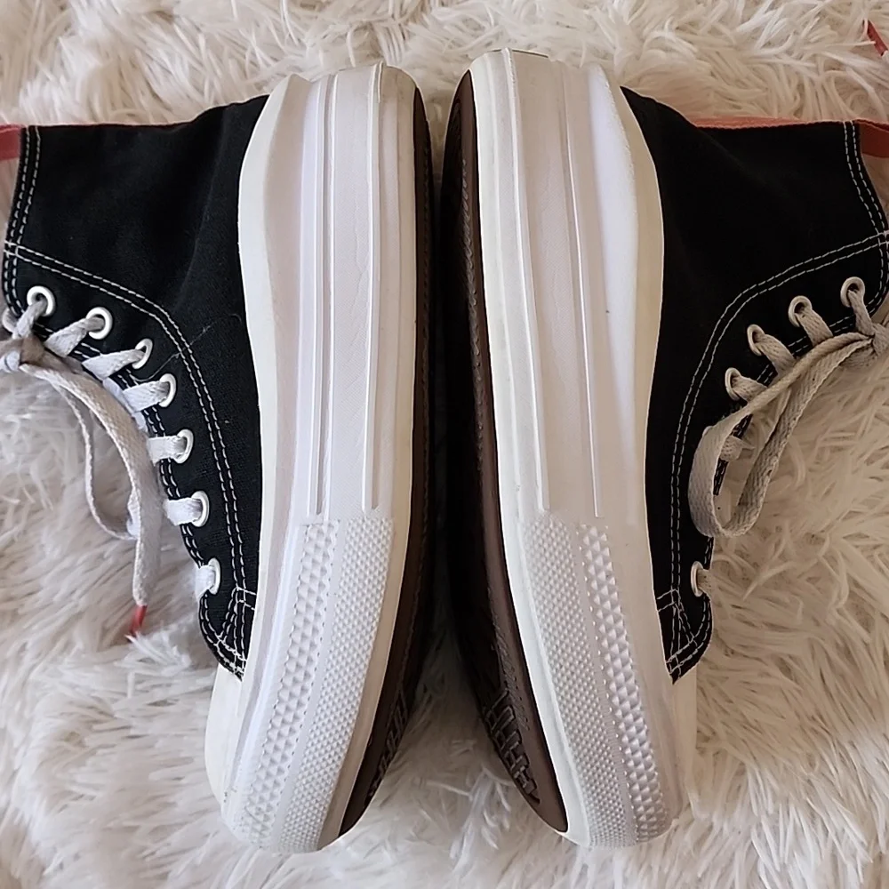 Converse All Star Black High-Top Sneakers with White Laces